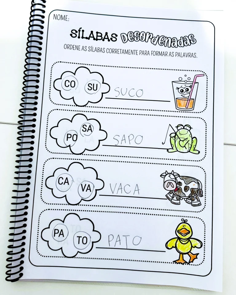 Apostila Sílabas Desordenadas com Sílabas Simples — foto 2