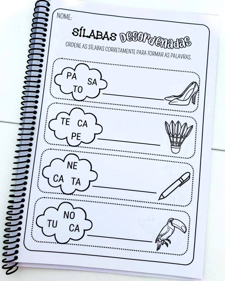 Apostila Sílabas Desordenadas com Sílabas Simples — foto 9