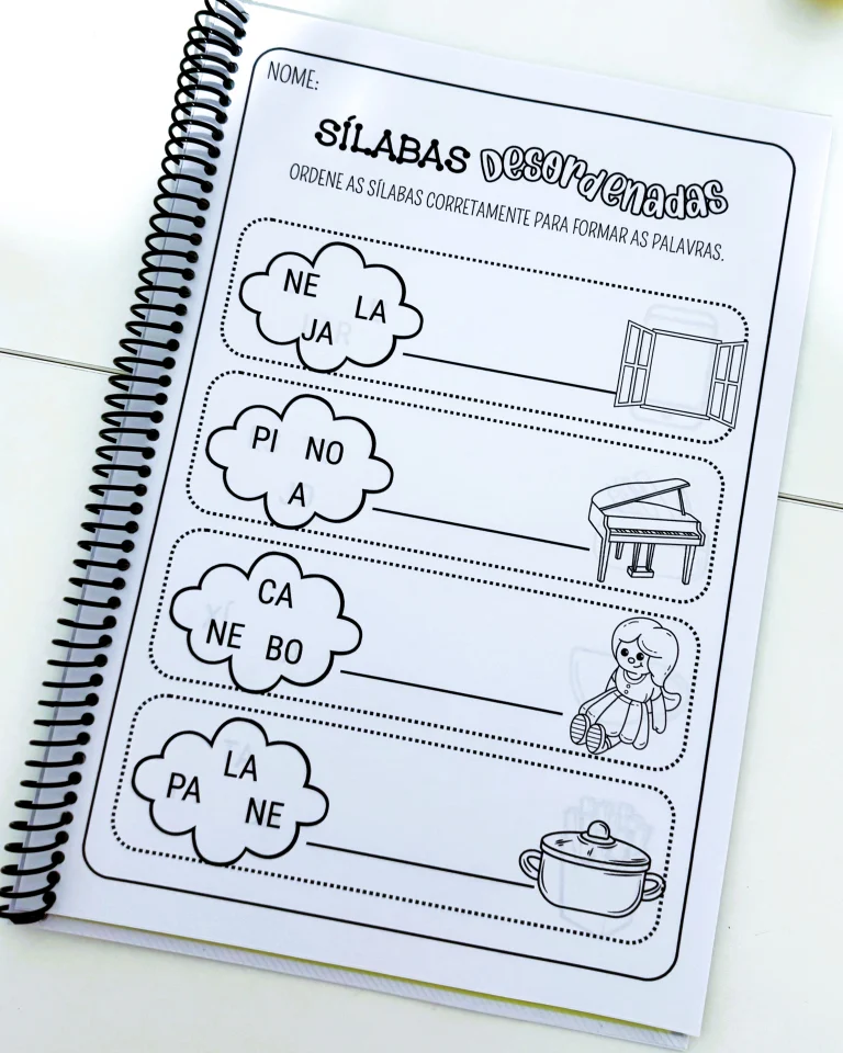 Apostila Sílabas Desordenadas com Sílabas Simples — foto 8