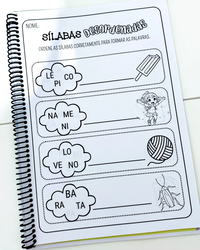 Apostila Sílabas Desordenadas com Sílabas Simples — foto 7