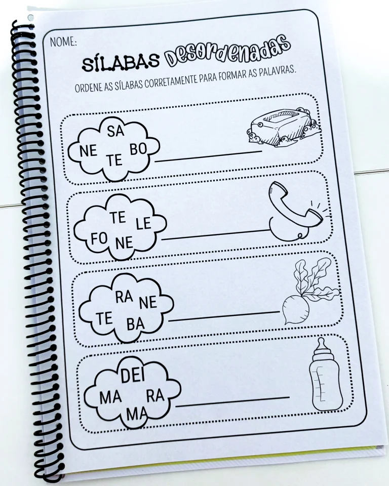 Apostila Sílabas Desordenadas com Sílabas Simples — foto 6