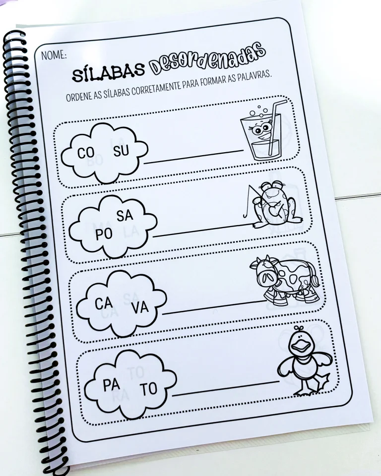 Apostila Sílabas Desordenadas com Sílabas Simples — foto 5