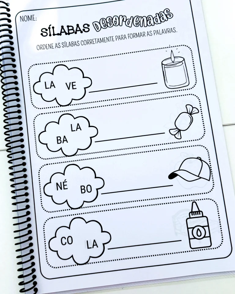 Apostila Sílabas Desordenadas com Sílabas Simples — foto 4