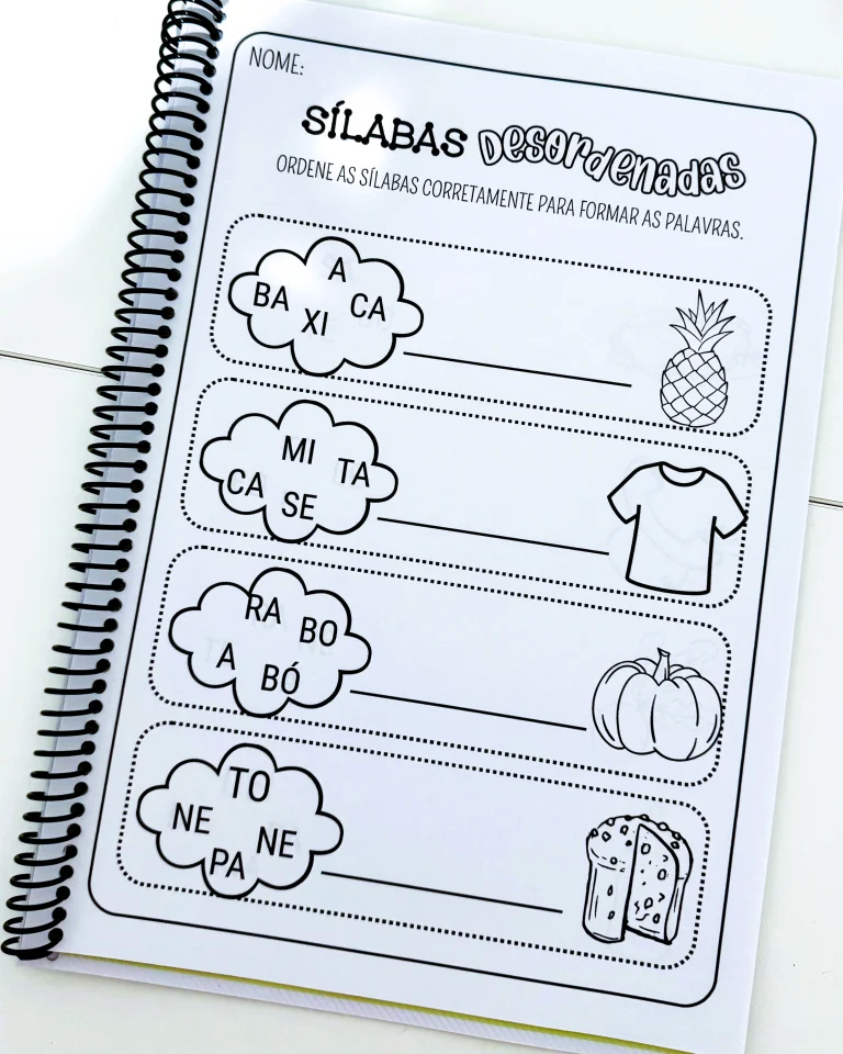 Apostila Sílabas Desordenadas com Sílabas Simples — foto 3