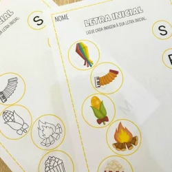 Atividades educativas de Festa Junina para crianças na Pedagogia de Ideias.