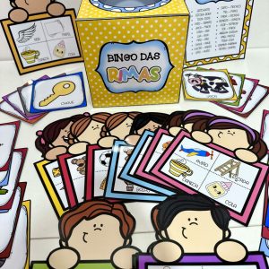 Kit Bingo das Rimas - Bingo - Pedagogia de Ideias Kit Bingo das Rimas - Bingo