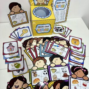 Kit Bingo das Rimas - Bingo - Pedagogia de Ideias Kit Bingo das Rimas - Bingo