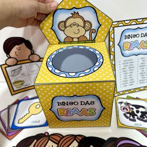 Kit Bingo das Rimas - Bingo - Pedagogia de Ideias Kit Bingo das Rimas - Bingo