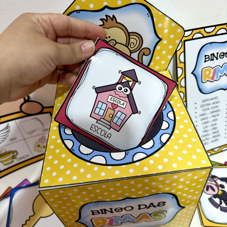 Kit Bingo das Rimas - Bingo - Pedagogia de Ideias Kit Bingo das Rimas - Bingo