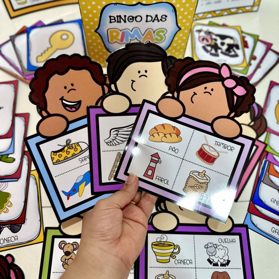 Kit Bingo das Rimas - Bingo - Pedagogia de Ideias Kit Bingo das Rimas - Bingo