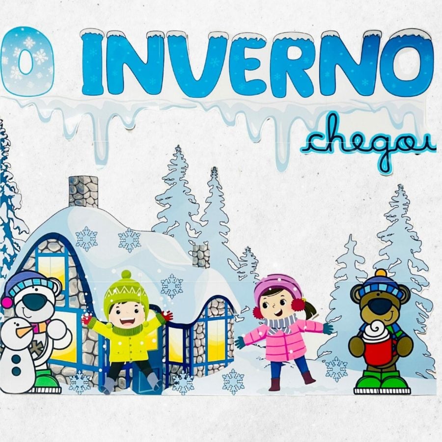 Painel - O Inverno Chegou - Inverno - Pedagogia de Ideias Painel - O Inverno Chegou - Inverno