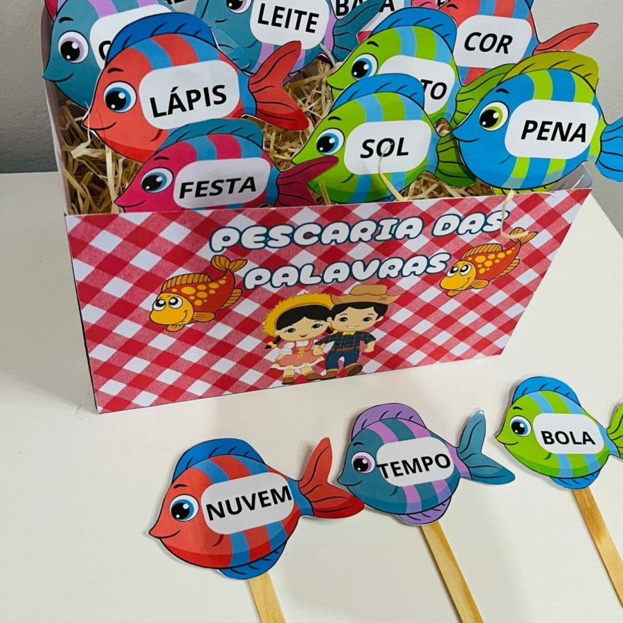 Pescaria das Palavras - Festa Junina - Pedagogia de Ideias Pescaria das Palavras - Festa Junina