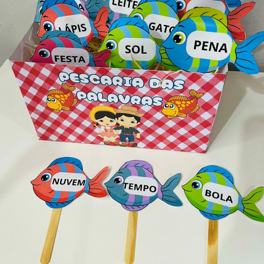 Pescaria das Palavras - Festa Junina - Pedagogia de Ideias Pescaria das Palavras - Festa Junina