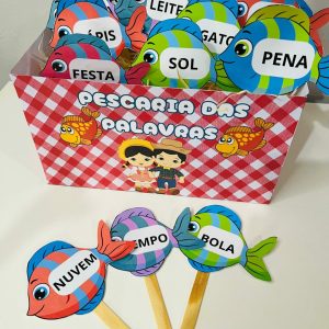 Pescaria das Palavras - Festa Junina - Pedagogia de Ideias Pescaria das Palavras - Festa Junina