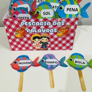 Pescaria das Palavras - Festa Junina - Pedagogia de Ideias Pescaria das Palavras - Festa Junina