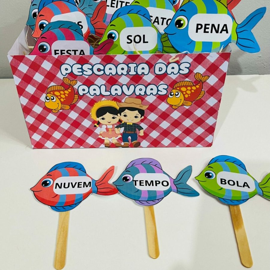 Pescaria das Palavras - Festa Junina - Pedagogia de Ideias Pescaria das Palavras - Festa Junina