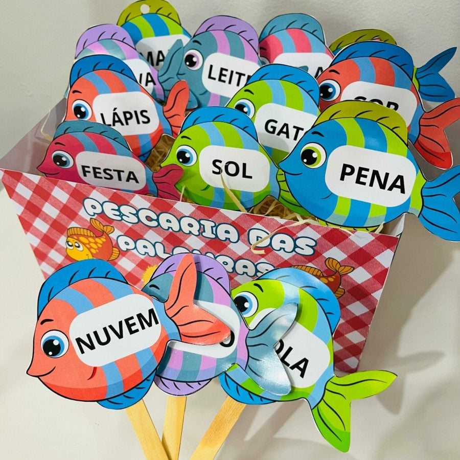 Pescaria das Palavras - Festa Junina - Pedagogia de Ideias Pescaria das Palavras - Festa Junina