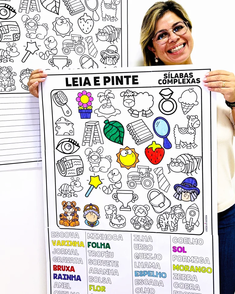 Pôster Interativo de Palavras para Alfabetização — foto 4
