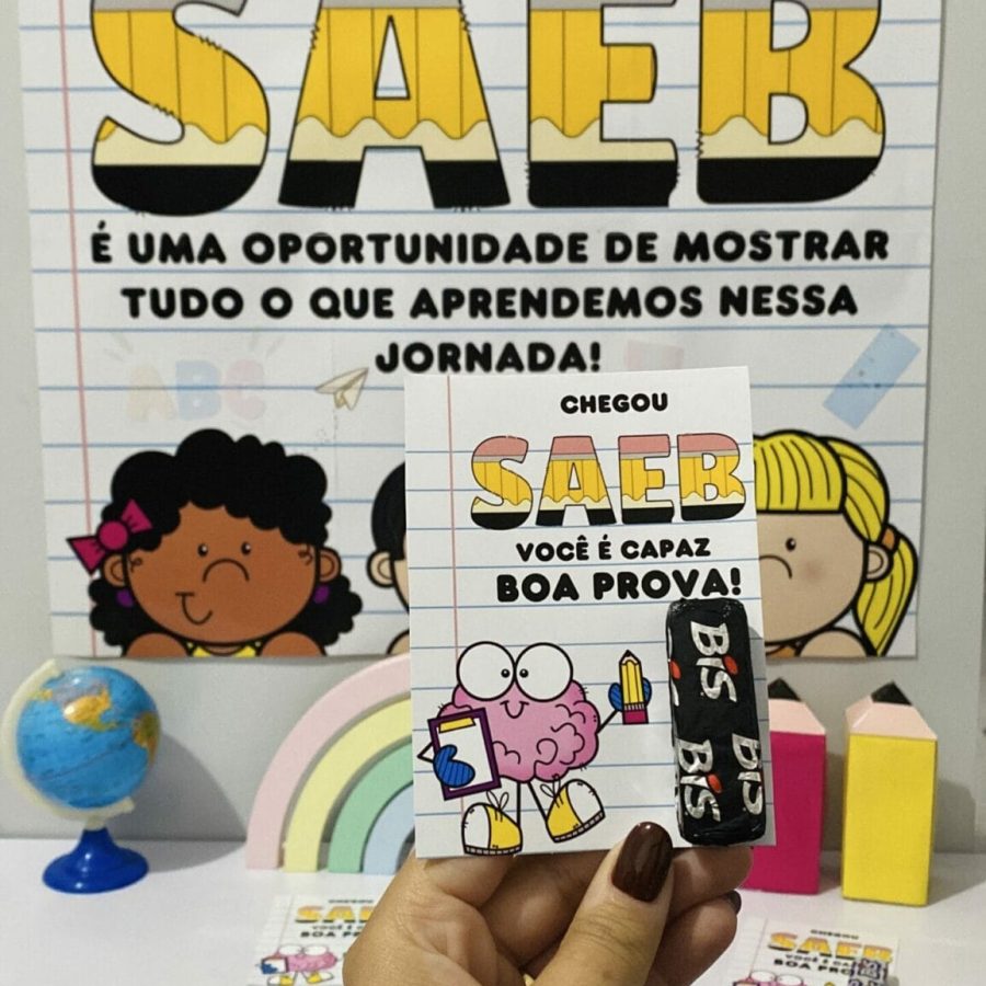 SAEB - Painel e Lembrancinha - Ensino Fundamental - Pedagogia de Ideias SAEB - Painel e Lembrancinha - Ensino Fundamental