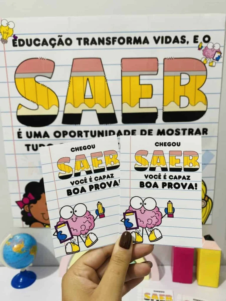 Painel e Lembrancinha para o SAEB — foto 1