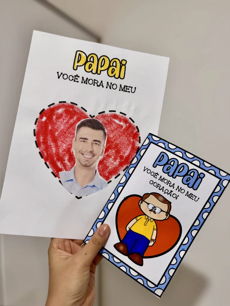 Kit Dia dos Pais Você Mora no Meu Coração — foto 2