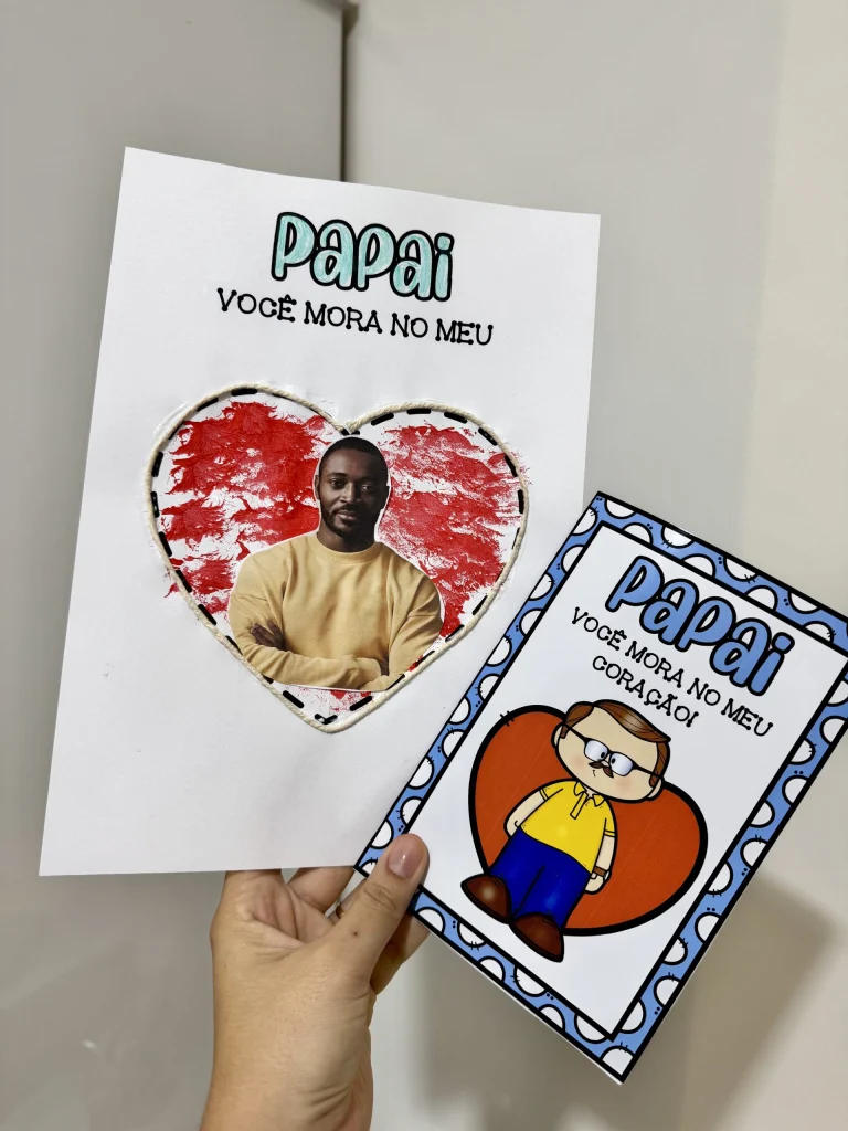 Kit Dia dos Pais Você Mora no Meu Coração — foto 3
