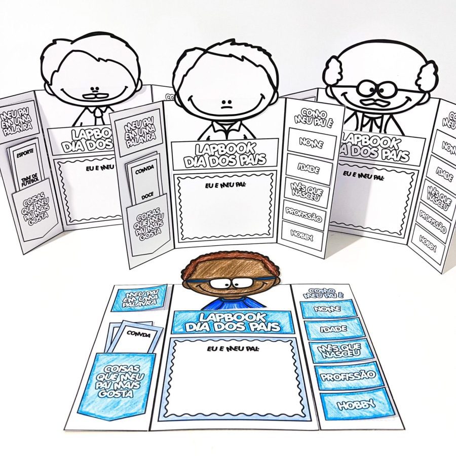 Lapbook Dia dos Pais - Dia dos Pais - Pedagogia de Ideias Lapbook Dia dos Pais - Dia dos Pais