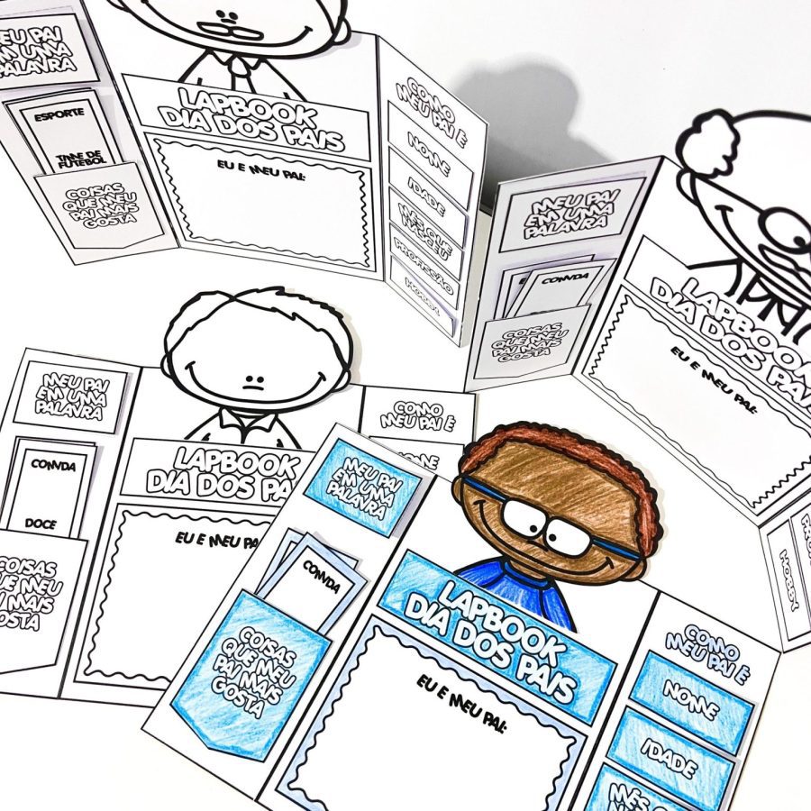 Lapbook Dia dos Pais - Dia dos Pais - Pedagogia de Ideias Lapbook Dia dos Pais - Dia dos Pais
