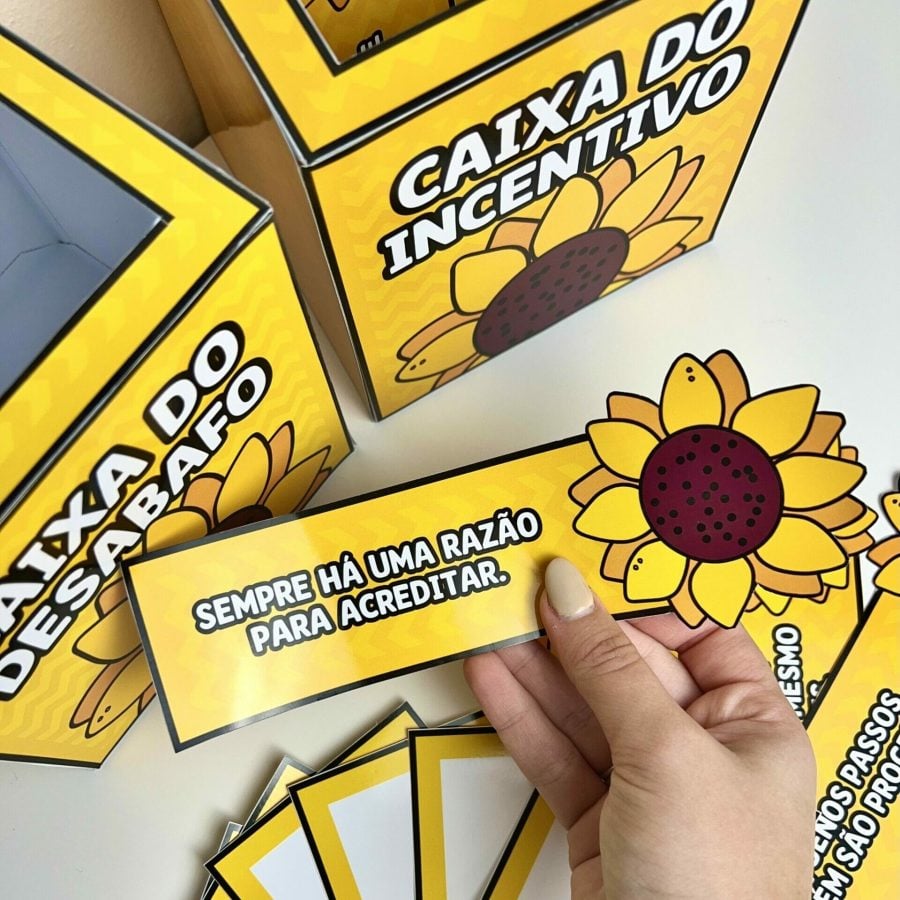 Caixas do Incentivo à Vida - Motivacional