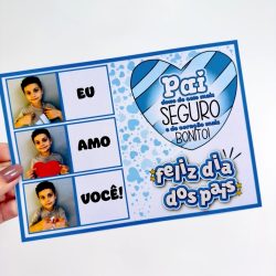 Cartão com Foto - Dia dos Pais - Dia dos Pais
