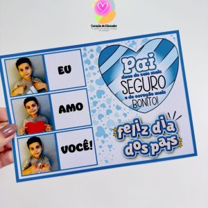 Cartão com Foto – Dia dos Pais - Dia dos Pais