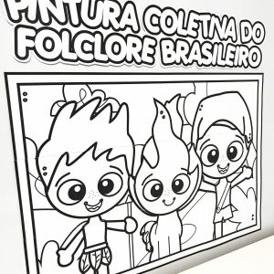 Pintura Coletiva do Folclore Brasileiro - Folclore Brasileiro - Pedagogia de Ideias Pintura Coletiva do Folclore Brasileiro - Folclore Brasileiro