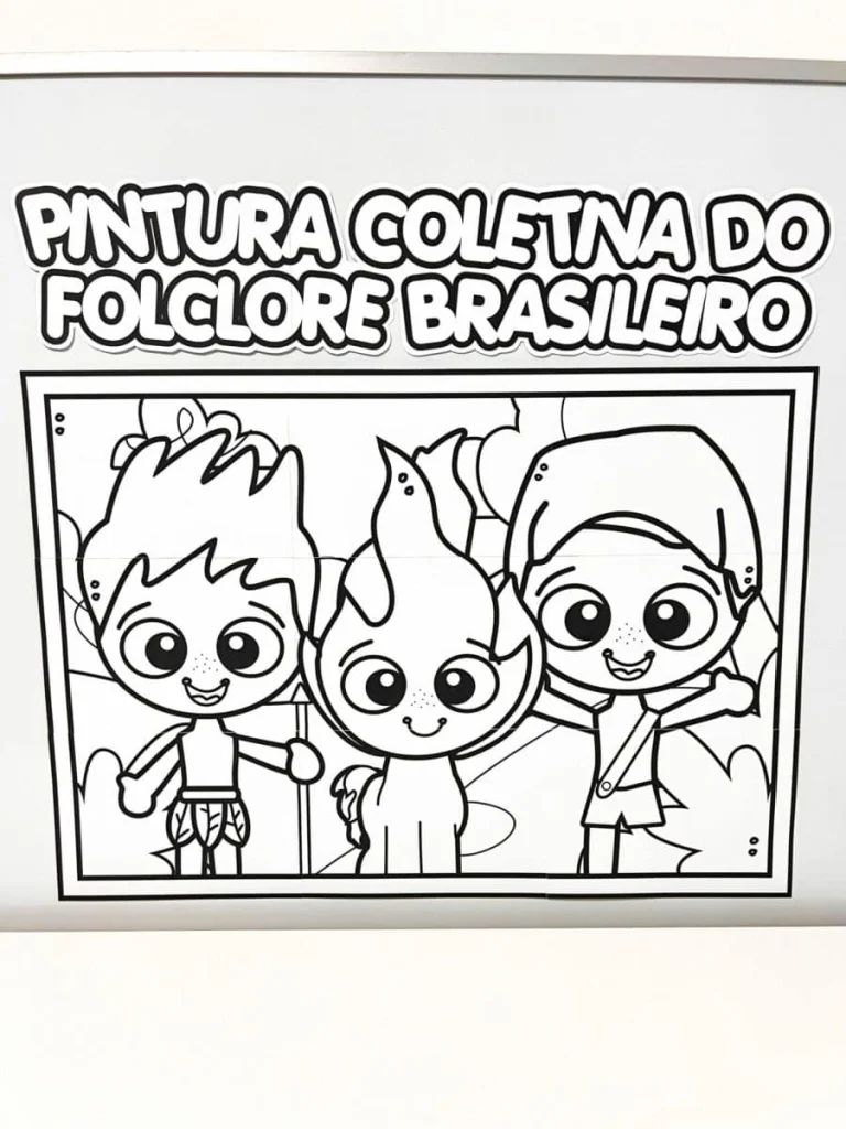 Pintura Coletiva do Folclore Brasileiro — foto 1