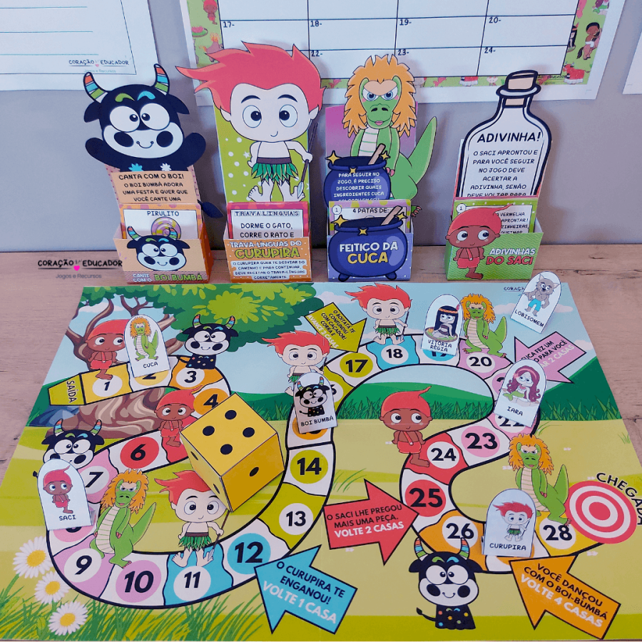 Jogo do Folclore - Folclore Brasileiro - Pedagogia de Ideias Jogo do Folclore - Folclore Brasileiro