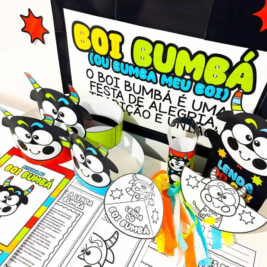 Kit Boi Bumbá - Folclore Brasileiro