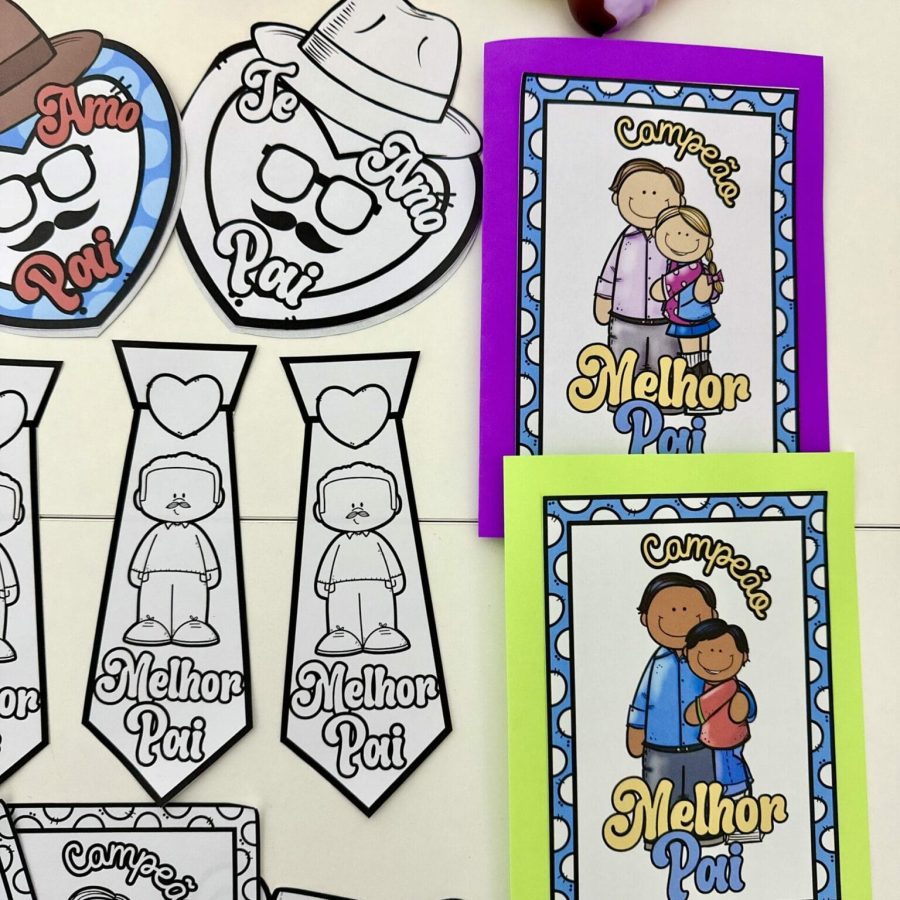 Kit de Cartões para o Dia dos Pais - Dia dos Pais - Pedagogia de Ideias Kit de Cartões para o Dia dos Pais - Dia dos Pais