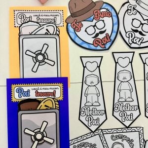 Kit de Cartões para o Dia dos Pais - Dia dos Pais - Pedagogia de Ideias Kit de Cartões para o Dia dos Pais - Dia dos Pais