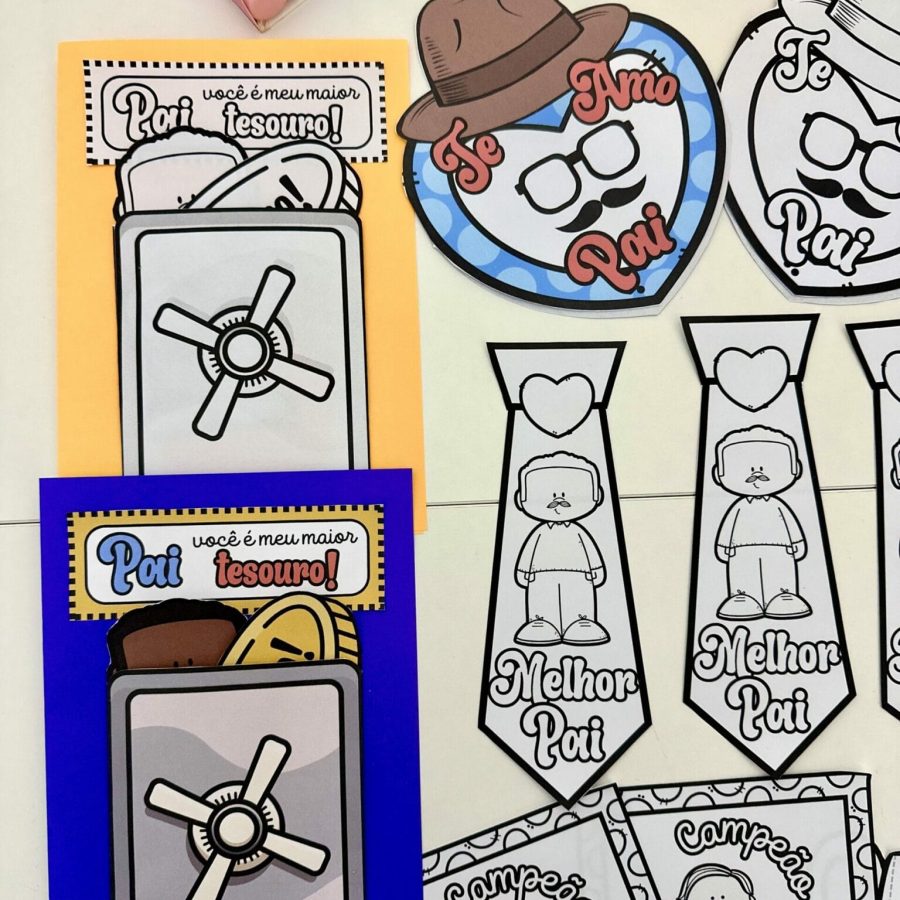 Kit de Cartões para o Dia dos Pais - Dia dos Pais - Pedagogia de Ideias Kit de Cartões para o Dia dos Pais - Dia dos Pais