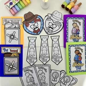 Kit de Cartões para o Dia dos Pais - Dia dos Pais - Pedagogia de Ideias Kit de Cartões para o Dia dos Pais - Dia dos Pais