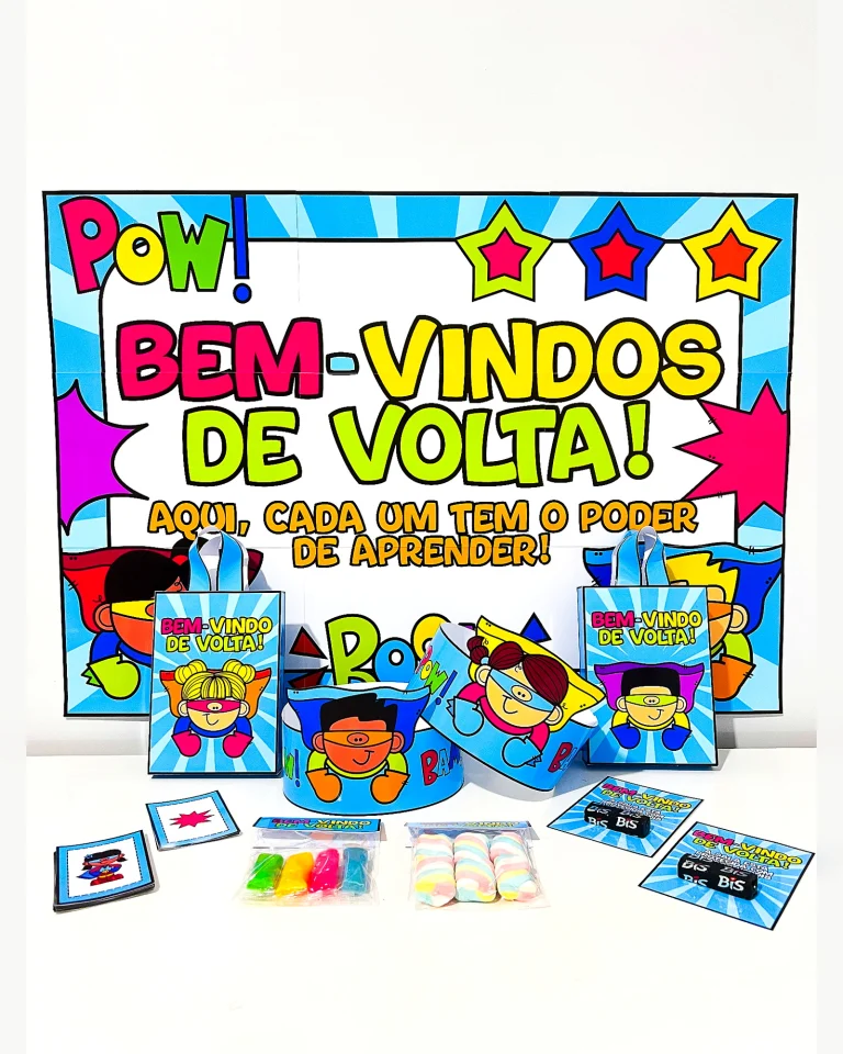 Kit Volta às Aulas Super-Heróis — foto 2