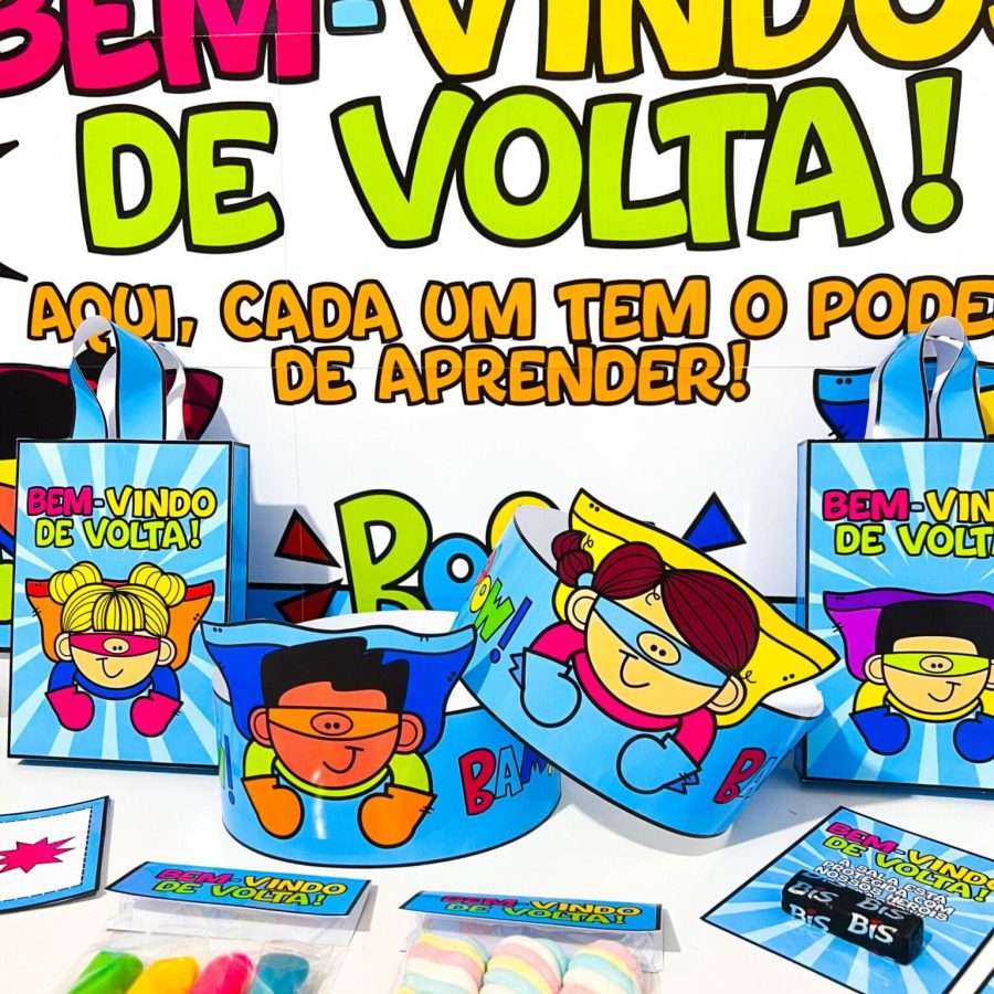 Kit Volta às Aulas Super-Heróis - Volta às Aulas - Pedagogia de Ideias Kit Volta às Aulas Super-Heróis - Volta às Aulas