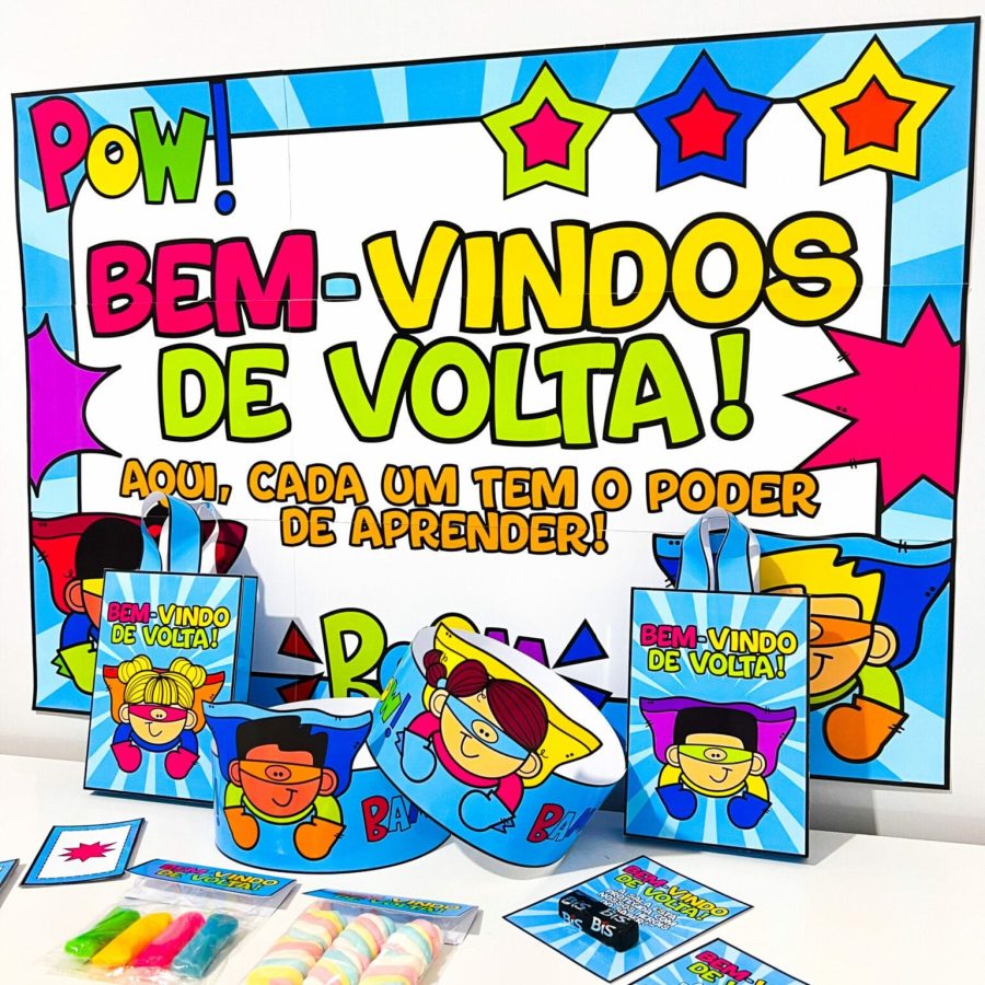Kit Volta às Aulas Super-Heróis - Volta às Aulas - Pedagogia de Ideias Kit Volta às Aulas Super-Heróis - Volta às Aulas