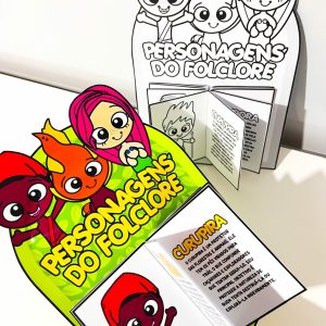 Luva Livro dos Personagens do Folclore - Folclore Brasileiro - Pedagogia de Ideias Luva Livro dos Personagens do Folclore - Folclore Brasileiro