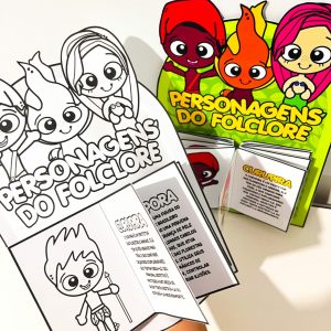 Luva Livro dos Personagens do Folclore - Folclore Brasileiro - Pedagogia de Ideias Luva Livro dos Personagens do Folclore - Folclore Brasileiro