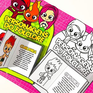 Luva Livro dos Personagens do Folclore - Folclore Brasileiro - Pedagogia de Ideias Luva Livro dos Personagens do Folclore - Folclore Brasileiro