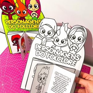 Luva Livro dos Personagens do Folclore - Folclore Brasileiro - Pedagogia de Ideias Luva Livro dos Personagens do Folclore - Folclore Brasileiro