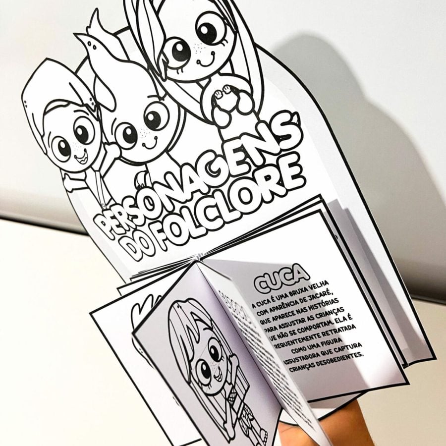 Luva Livro dos Personagens do Folclore - Folclore Brasileiro - Pedagogia de Ideias Luva Livro dos Personagens do Folclore - Folclore Brasileiro