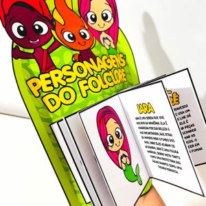 Luva Livro dos Personagens do Folclore - Folclore Brasileiro - Pedagogia de Ideias Luva Livro dos Personagens do Folclore - Folclore Brasileiro