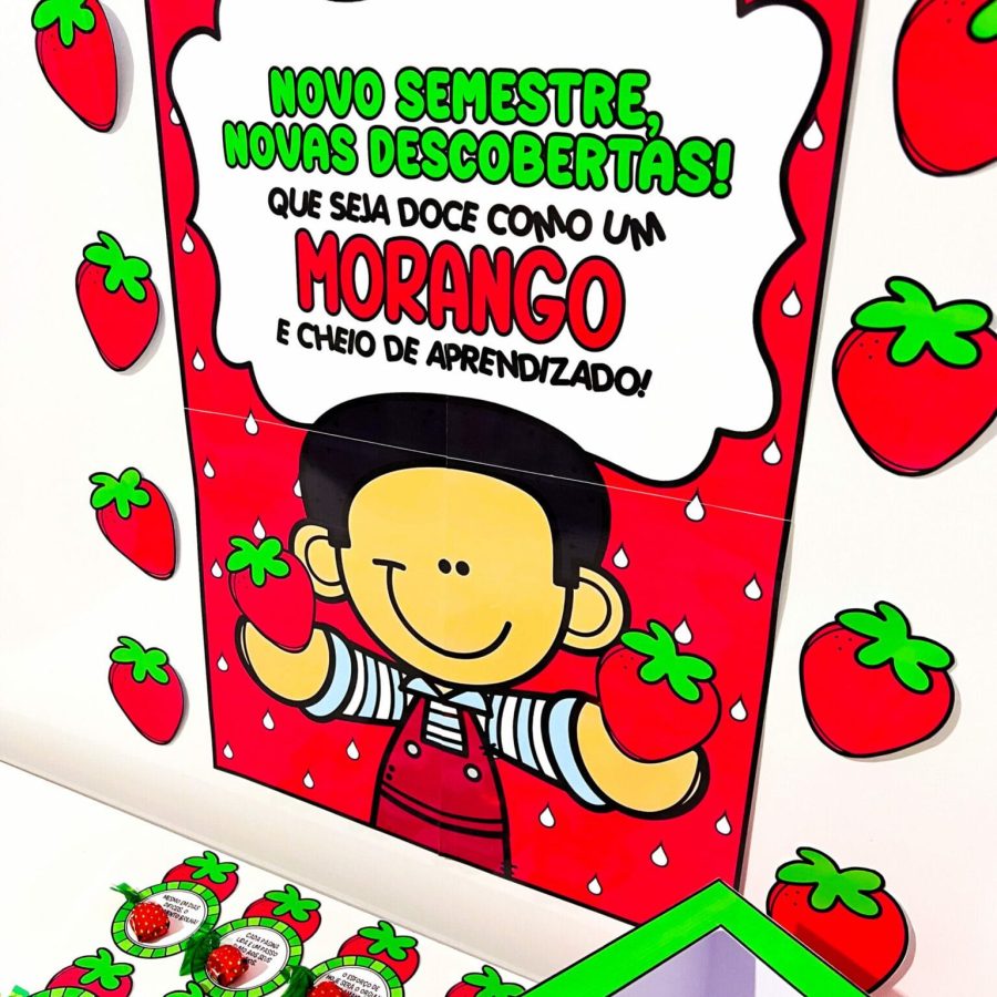 Retorno Morango do Amor - Volta às Aulas - Pedagogia de Ideias Retorno Morango do Amor - Volta às Aulas