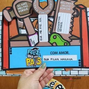 Pai pra toda Obra - Dia dos Pais - Pedagogia de Ideias Pai pra toda Obra - Dia dos Pais